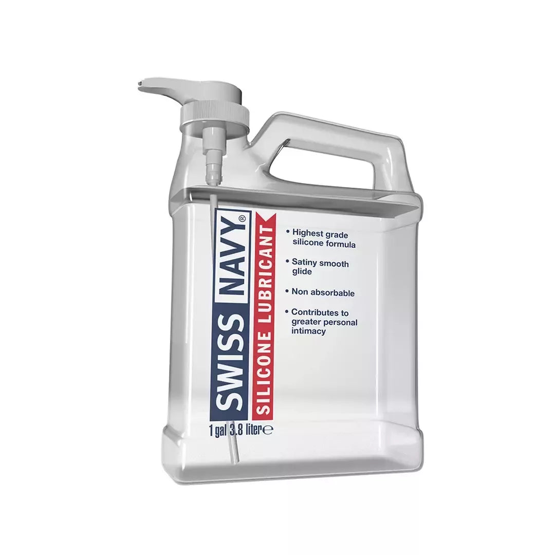 Swiss Navy Silicone-Based Lubricant 3785ml sandarus buteliukas su pompa