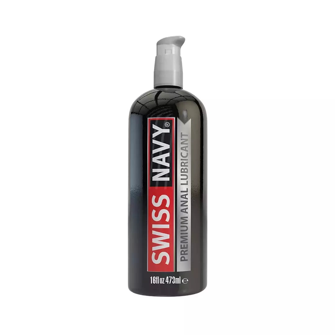 Swiss Navy silikoninis intymus lubrikantas 473 ml, sandarus buteliukas