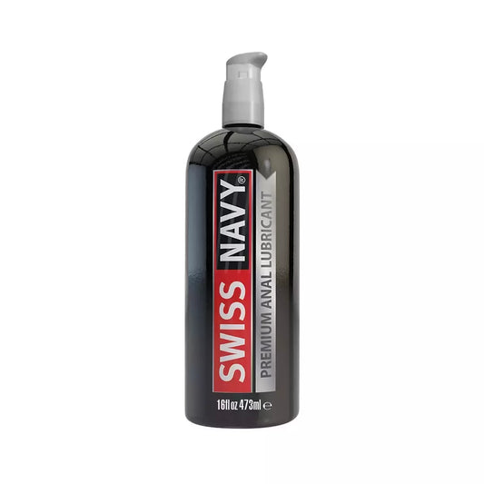 Swiss Navy silikoninis intymus lubrikantas 473 ml, sandarus buteliukas