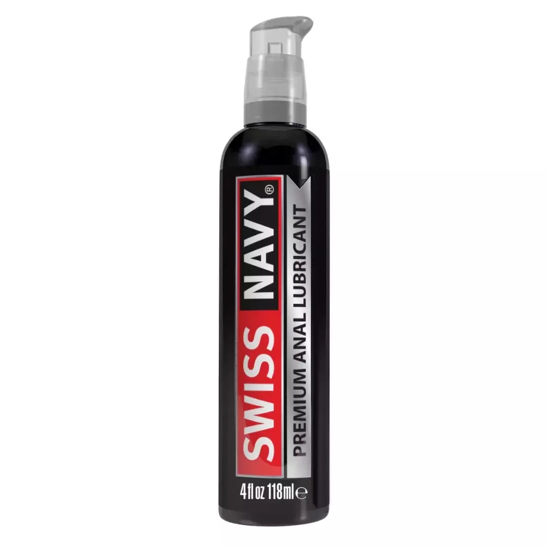 Swiss Navy silikoninis lubrikantas 118ml – sandarus ergonomiškas buteliukas
