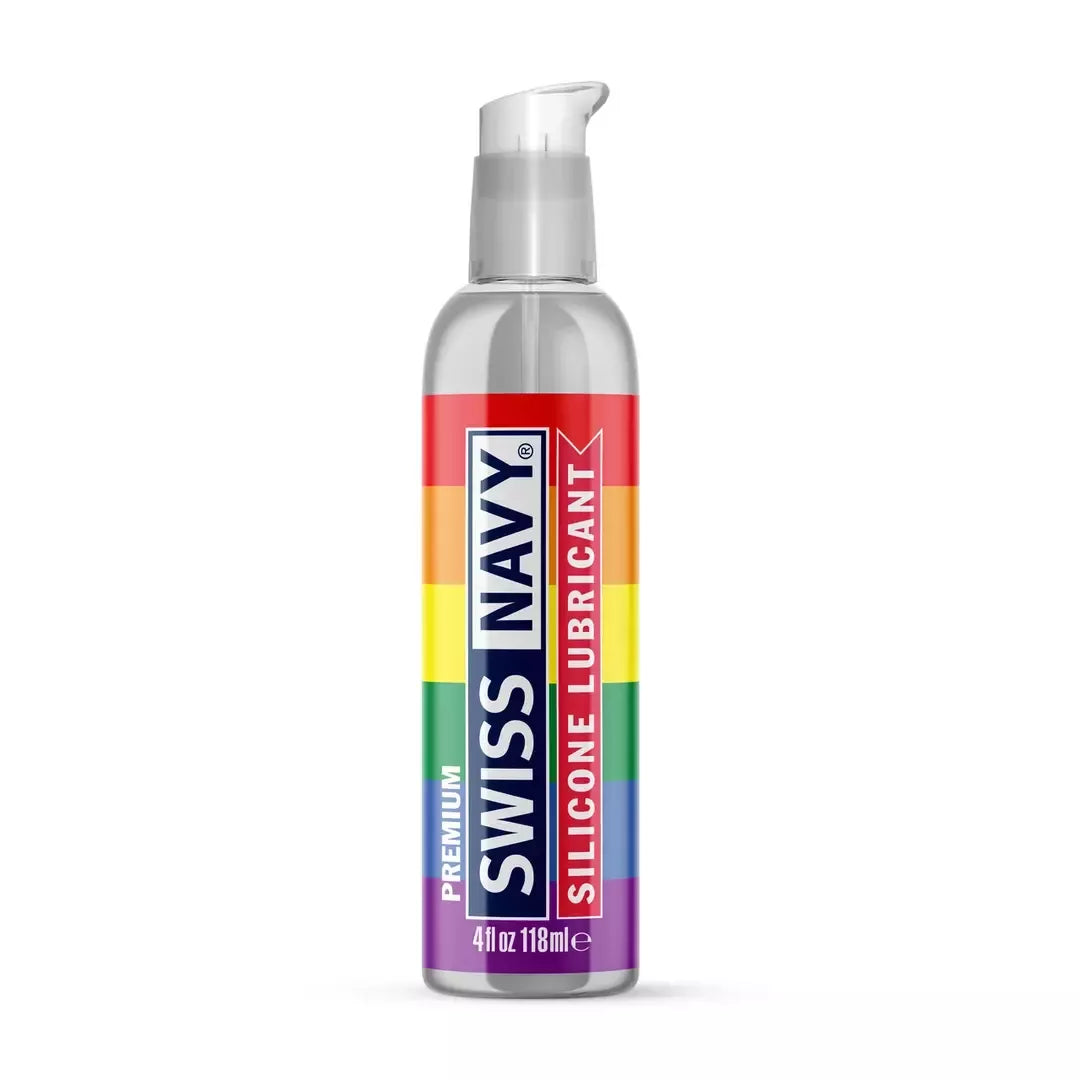 Swiss Navy silikoninis lubrikantas Pride Edition 118ml su sandariu dozatoriumi