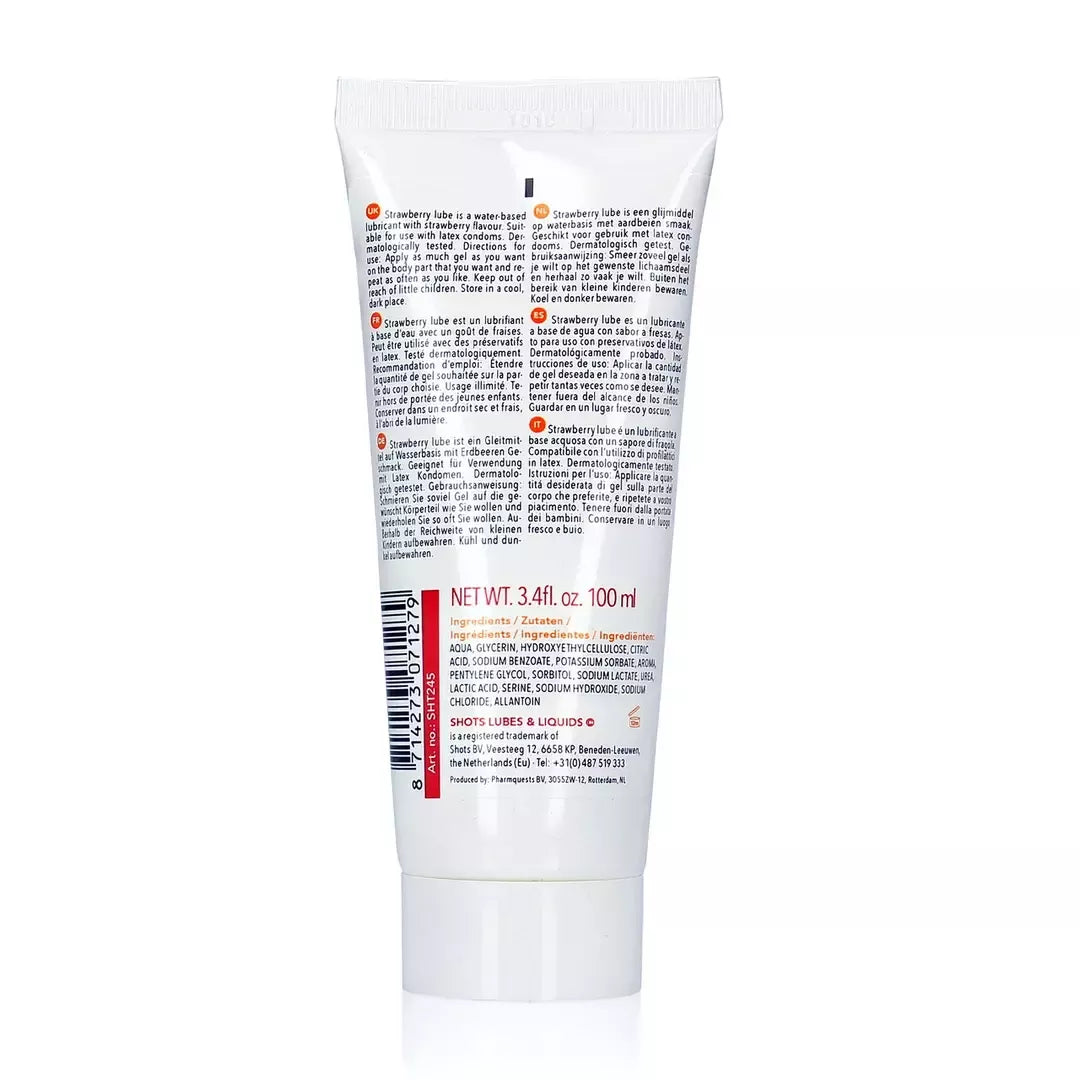 SYN Lube Strawberry vandens pagrindu sukurtas gelis 100ml - Dermatologiškai patikrintas