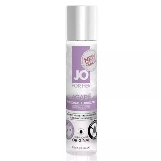 System JO Agape Original lubrikantas 30ml – formulė jautriai odai