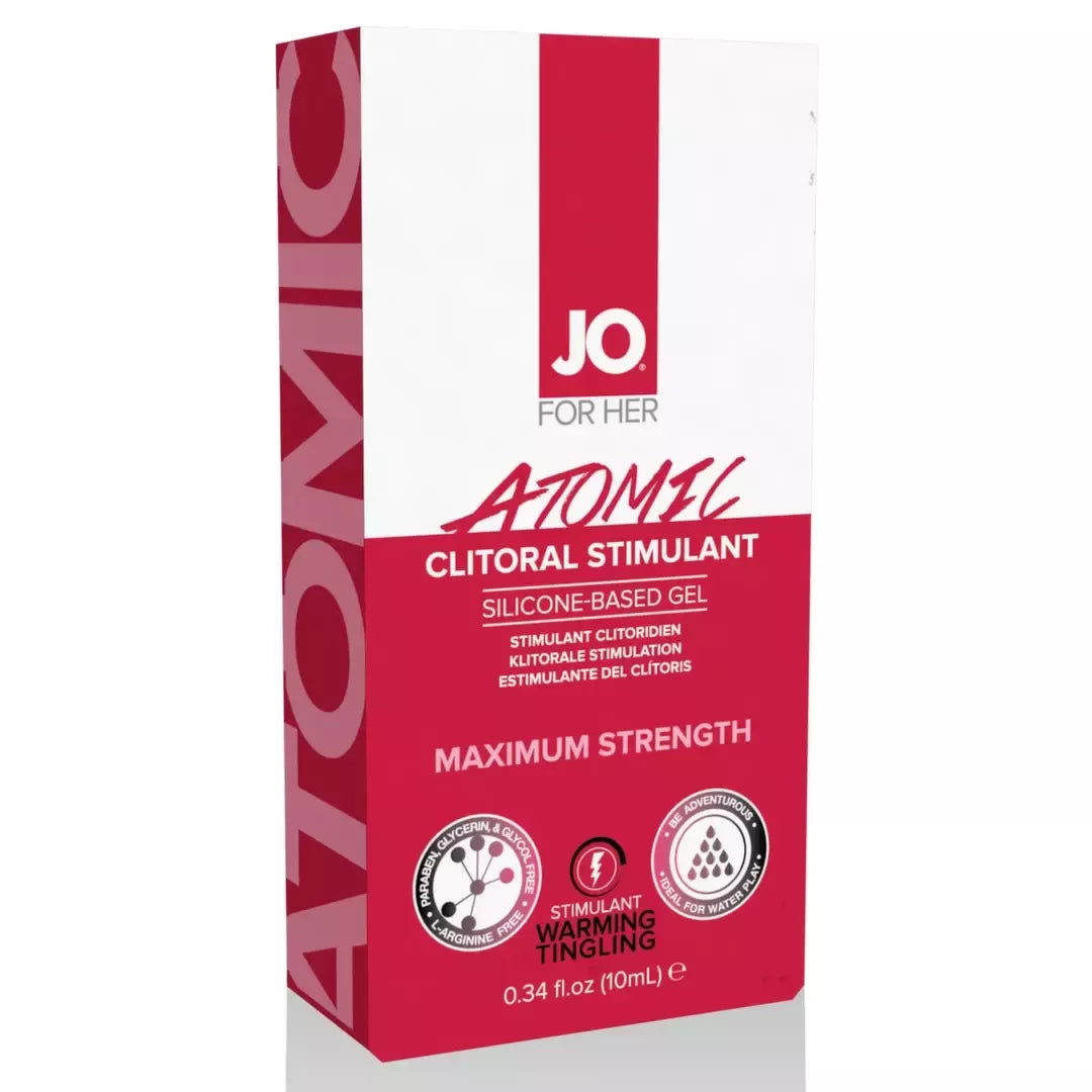 System JO Atomic Warming Stimulation Gel 10ml - pH subalansuota formulė