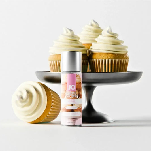 System JO Bake Shoppe Frosted Cupcake vandens pagrindo lubrikantas, 60 ml, vanilės aromato