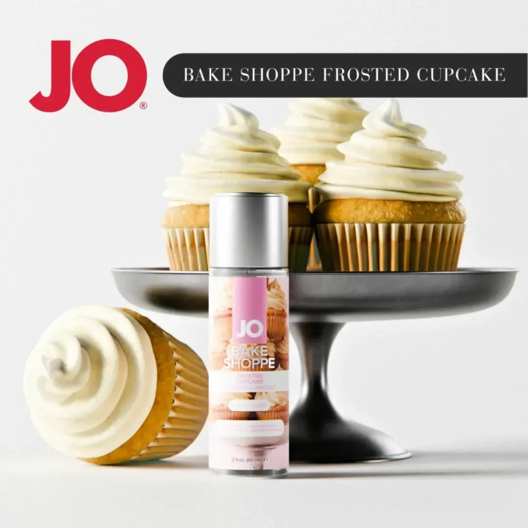 System JO Bake Shoppe Frosted Cupcake vandens pagrindo lubrikantas, 60 ml, vanilės aromato