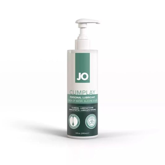 System JO Cumplay Hybrid Lubricant 240ml – kreminės baltos spalvos formulė