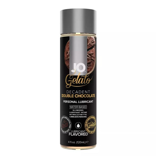System JO Gelato H2O Lubrikantas Double Chocolate 120ml vandens pagrindu
