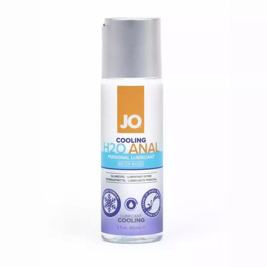 System JO H2O Anal Cooling lubrikantas 60ml – vandens pagrindu, ilgai išliekantis