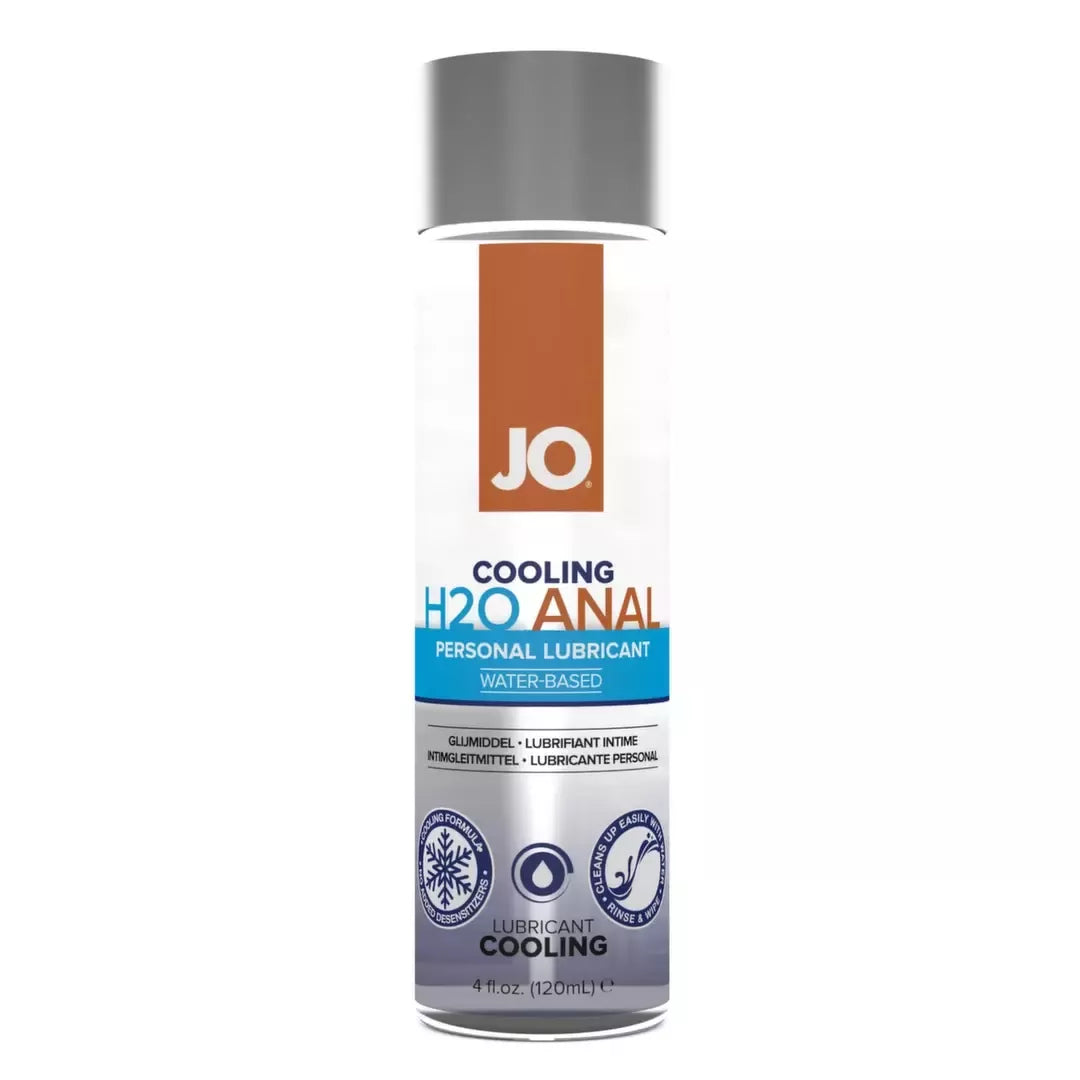 System JO H2O Anal Cooling vandens pagrindo gelis 120ml - ilgalaikė formulė
