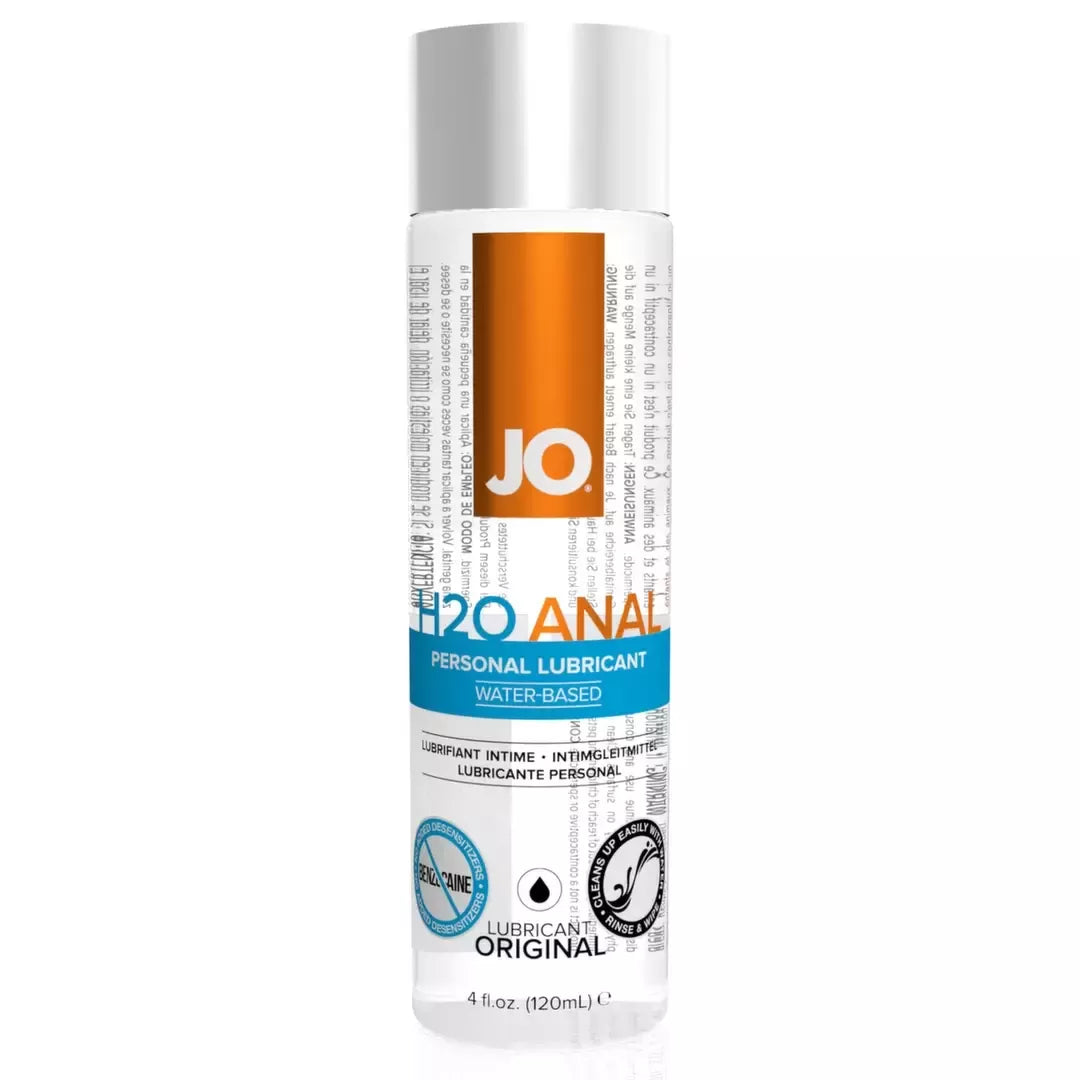 System JO H2O Anal Original vandens pagrindo lubrikantas 120ml, tiršta formulė