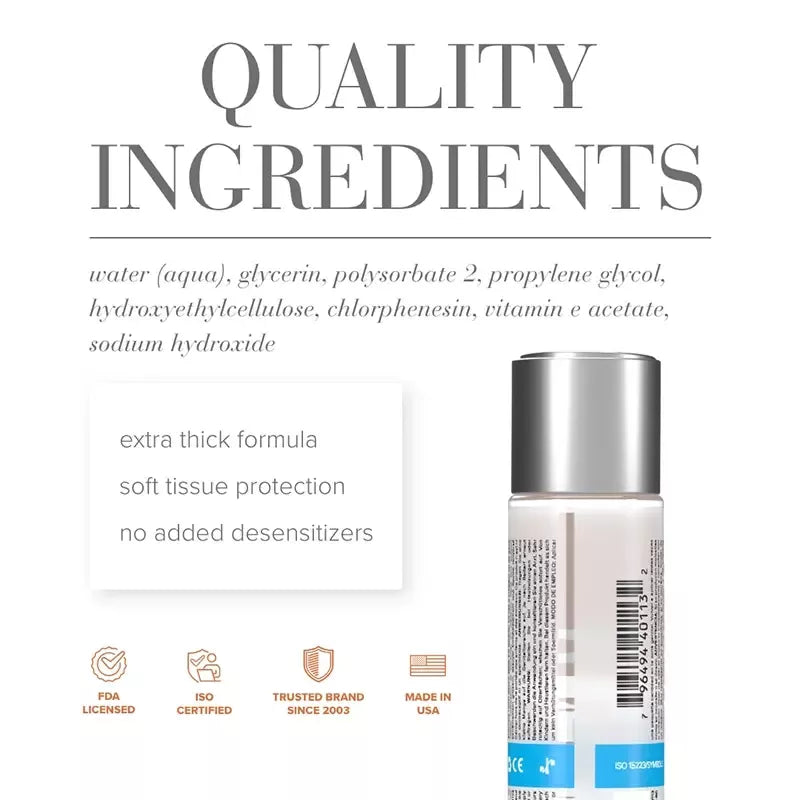 System JO H2O Anal Thick vandens pagrindo lubrikantas 60 ml - ypač minkštinanti formulė