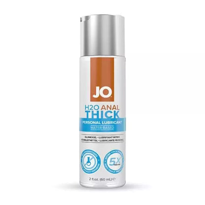 System JO H2O Anal Thick vandens pagrindo lubrikantas 60 ml - ypač minkštinanti formulė