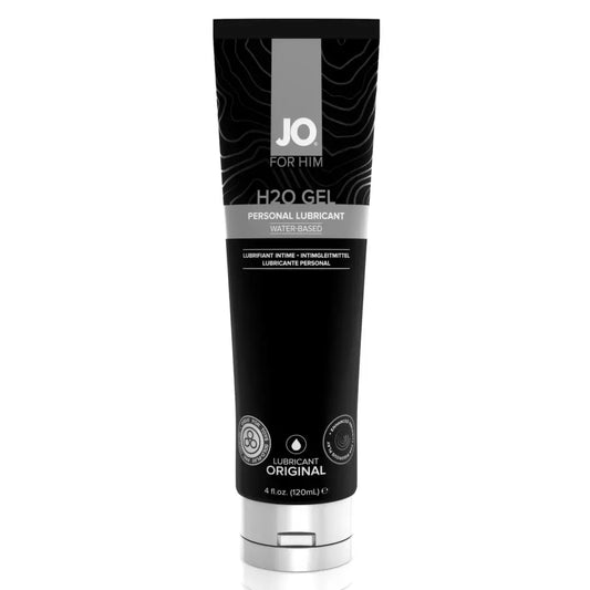 System JO H2O Gel For Him 120ml – tirštas intymus lubrikantas vandens pagrindu
