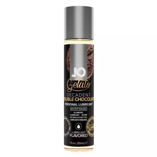 System JO H2O Gelato Double Chocolate vandens pagrindo lubrikantas, 30 ml
