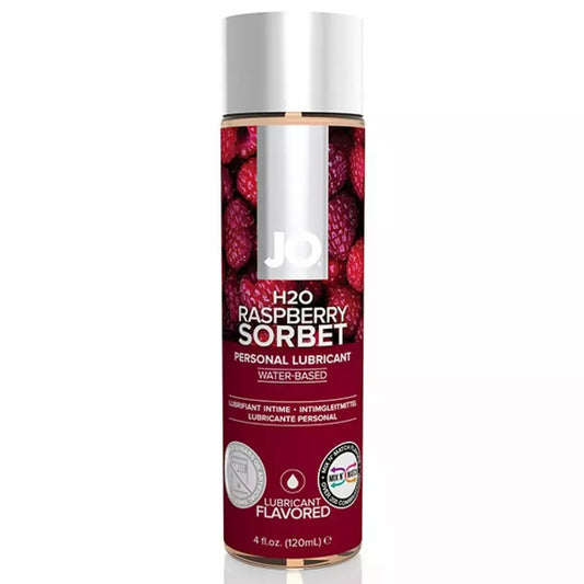 System JO H2O Raspberry Vandens Pagrindo Lubrikantas 120ml Veganiška Formulė
