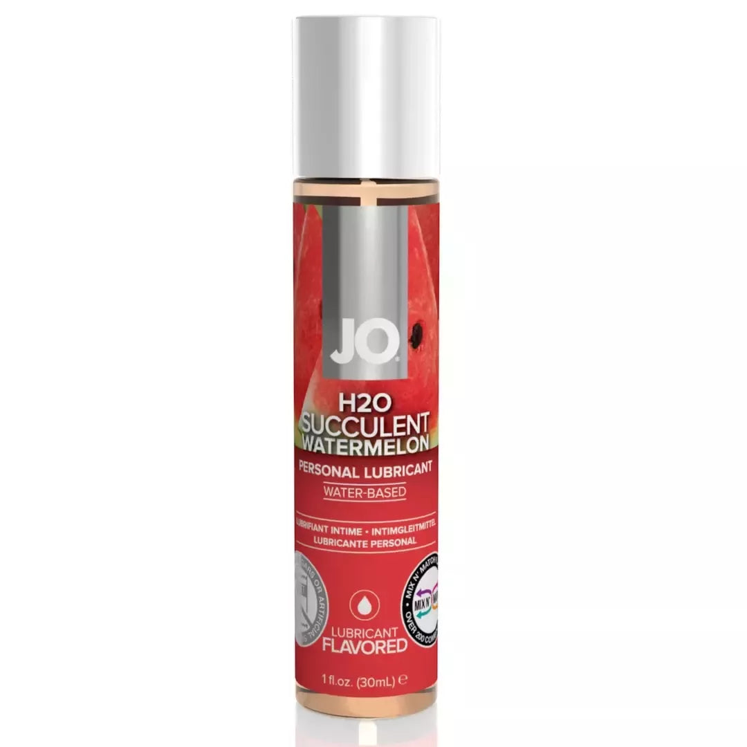 System JO H2O Watermelon lubrikantas 30ml – vandens pagrindu, veganiška formulė