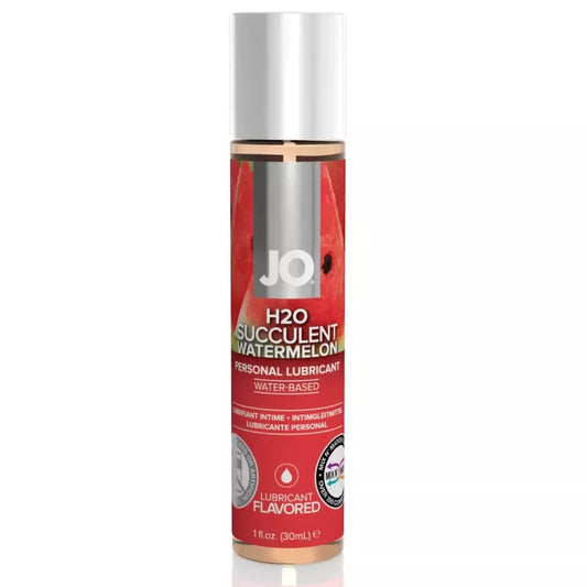 System JO H2O Watermelon lubrikantas 30ml – vandens pagrindu, veganiška formulė
