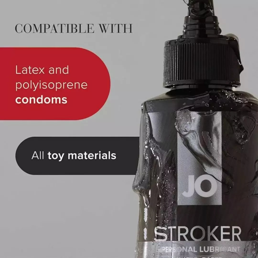 System JO Stroker Lubricant 120ml tiršta vandens pagrindo formulė prietaisams
