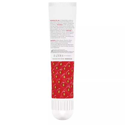 System JO Sweet Berry Heat intymus gelis 10ml – šildomoji formulė su skoniu
