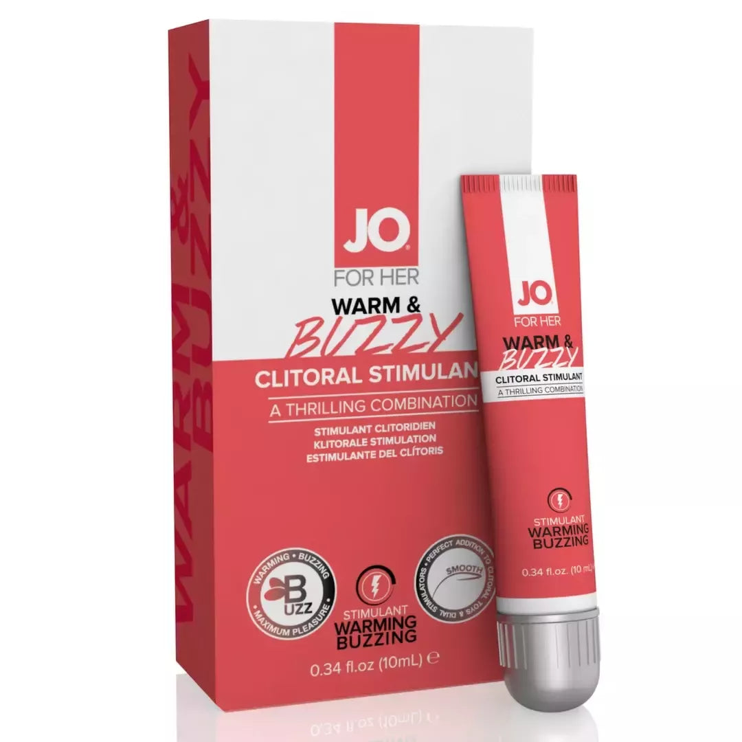 System JO Warm & Buzzy Sensation gelis vandens pagrindu, 10 ml