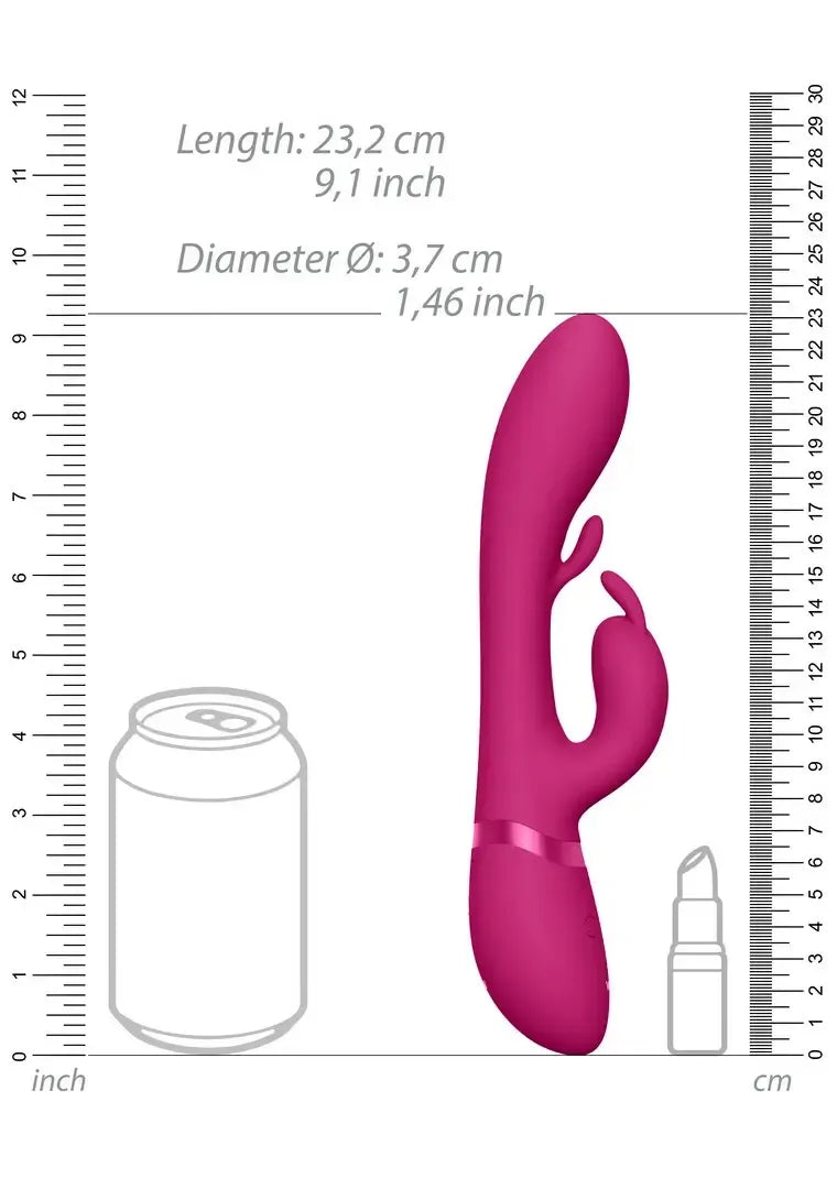 Tama Wave Pink kelių varikliukų silikoninė intymios priežiūros sistema, atspari vandeniui