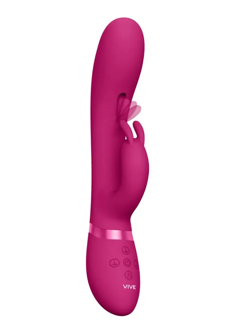 Tama Wave Pink kelių varikliukų silikoninė intymios priežiūros sistema, atspari vandeniui