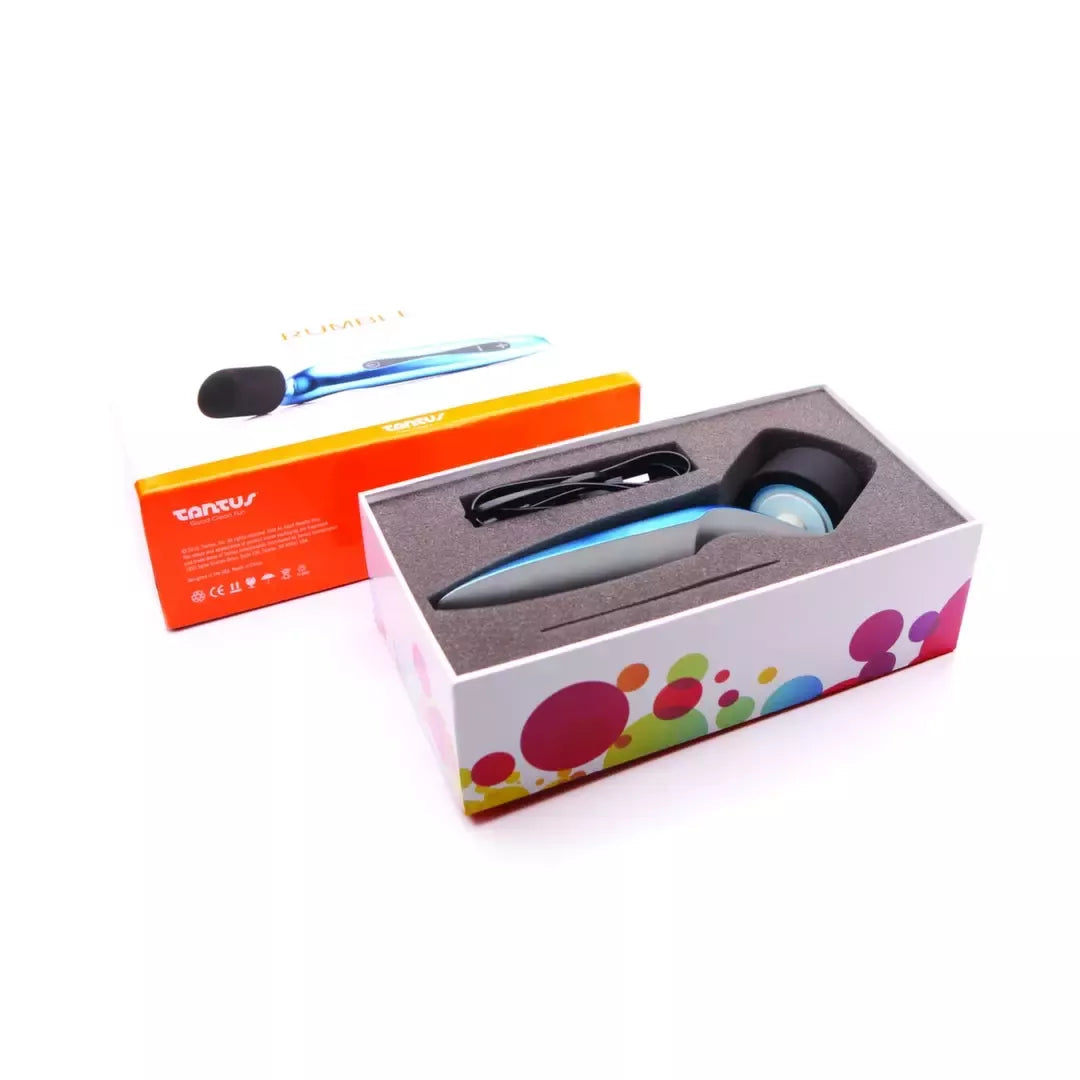 Tantus Rumble belaidis asmeninis masažuoklis, 7 greičiai, silikoninė galvutė, juodas