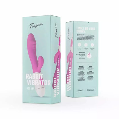 Teazers Rabbit vibratorius violetinis – daugiafunkcė stimuliacijos sistema