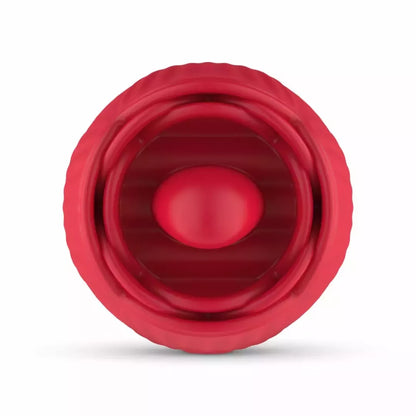 Teazers Rose Intimate Device stimuliatorius su liežuvio imitacija ir vibracija, rožinis