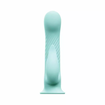 Teazers Rotating Rabbit System vibratorius su nuotolinio valdymo pulteliu – su siurbtuku, atsparus vandeniui, įkraunamas per USB
