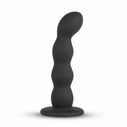 Teazers silikoninis strap-on rinkinys, juodas, reguliuojami diržai, 110 cm