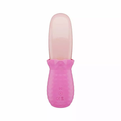 Teazers Tongue Vibrator Pink – lankstus silikoninis išorinis vibratorius su USB
