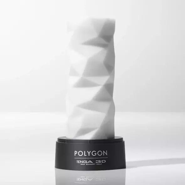 Tenga 3D Polygon Intimate Sleeve – novatoriško tekstūrinio dizaino 156,5 mm modelis