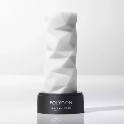 Tenga 3D Polygon Intimate Sleeve – novatoriško tekstūrinio dizaino 156,5 mm modelis