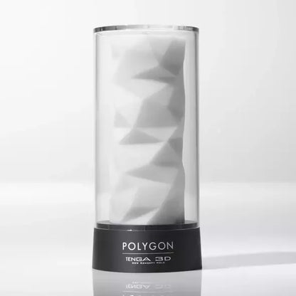 Tenga 3D Polygon Intimate Sleeve – novatoriško tekstūrinio dizaino 156,5 mm modelis