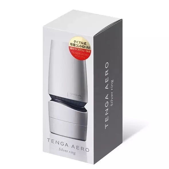 Tenga Aero Silver intymios sistemos įrenginys su reguliuojamu siurbimu, vidutinio dydžio