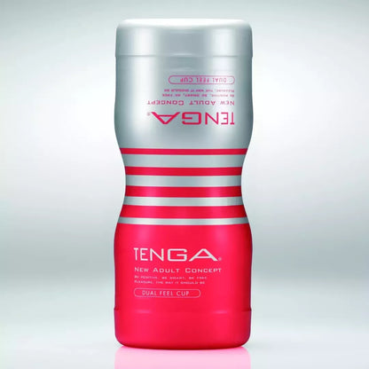Tenga Dual Feel Cup Medium - novatoriškas dvipusis intymus prietaisas