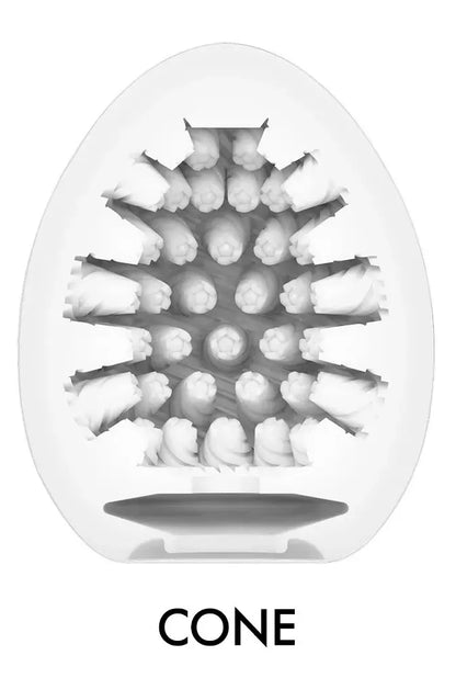 Tenga Egg Cone Stronger HB 6 vnt. rinkinys – lanksčios stimuliuojančios movos