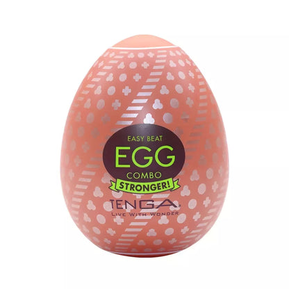 Tenga EGG Hard Boiled II Combo – kompaktiškas intymus prietaisas, rudas