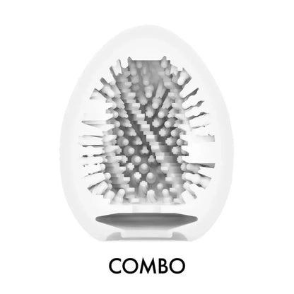 Tenga EGG Hard Boiled II Combo – kompaktiškas intymus prietaisas, rudas