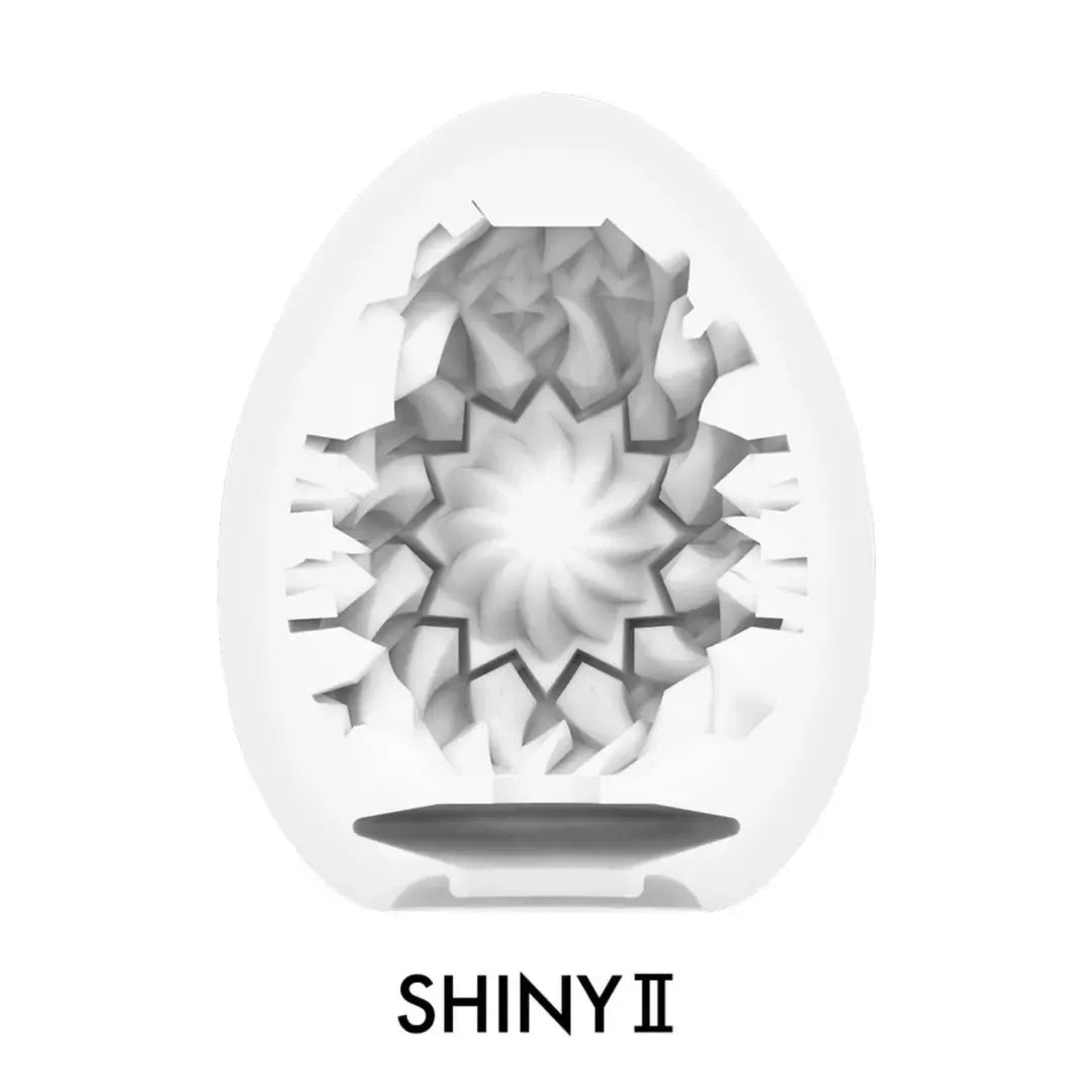 Tenga Egg Shiny II vienas vienetas – novatoriškas lankstus intymus įrenginys