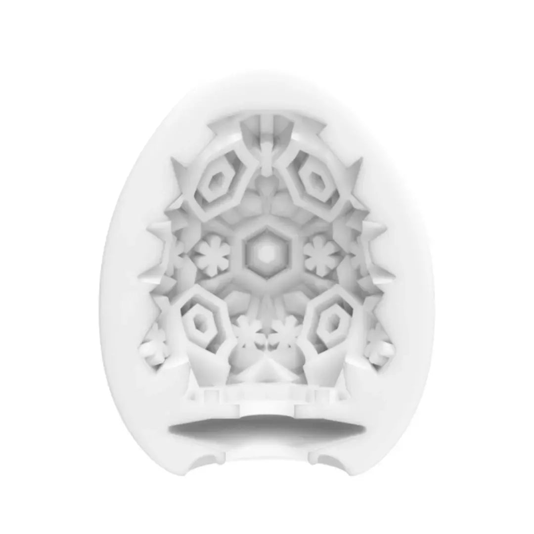Tenga Egg Snow Crystal vienkartinis intymus masažuoklis su vėsinančiu poveikiu