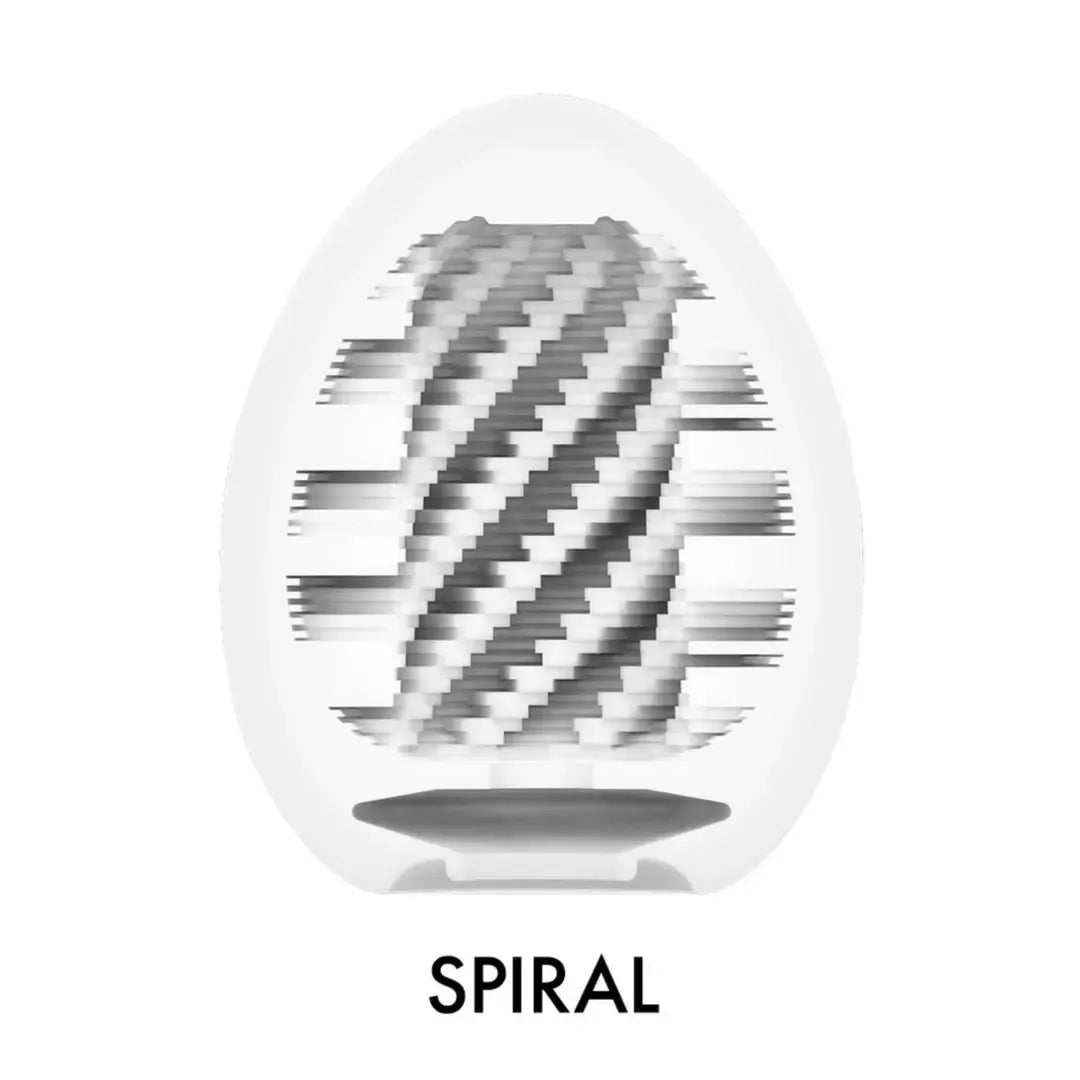 Tenga Egg Spiral intymusis prietaisas, kompaktiškas, rudas, 1 vnt.