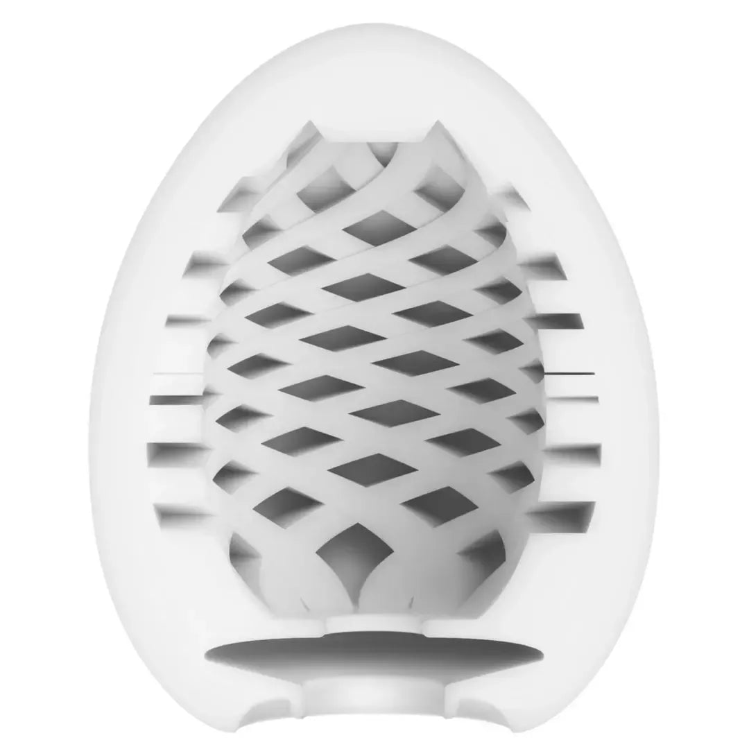 Tenga Egg Wonder Mesh intymus prietaisas, kompaktiškas, tekstūrinis, mėlynas