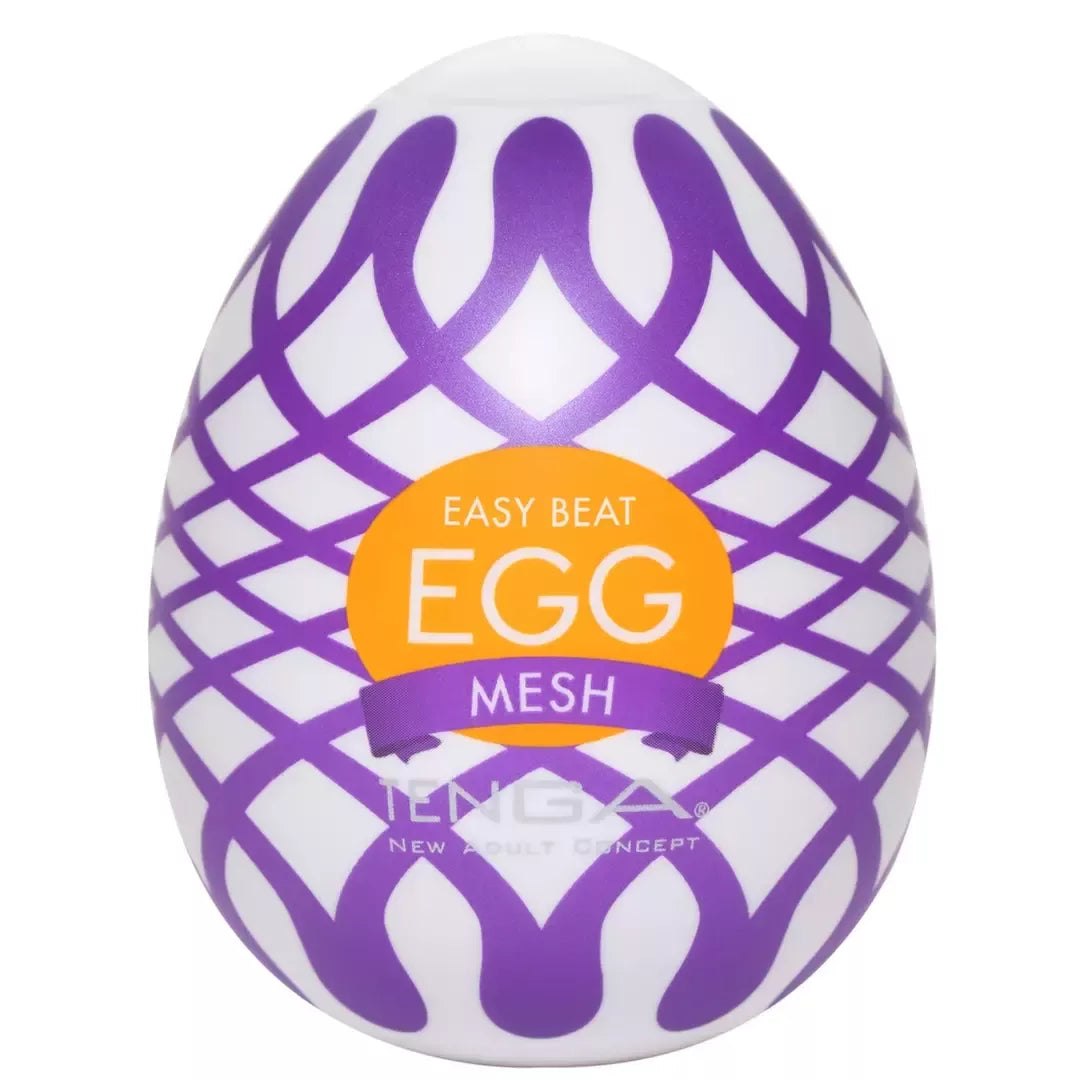 Tenga Egg Wonder Mesh intymus prietaisas, kompaktiškas, tekstūrinis, mėlynas