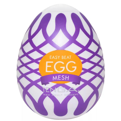 Tenga Egg Wonder Mesh intymus prietaisas, kompaktiškas, tekstūrinis, mėlynas
