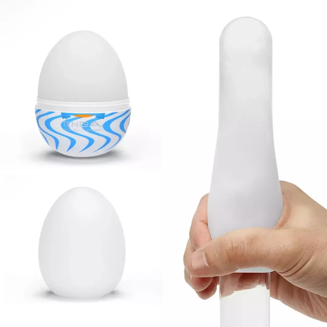 Tenga Egg Wonder Wind – Kompaktiškas oro srauto stimuliacijos prietaisas (1 vnt.)