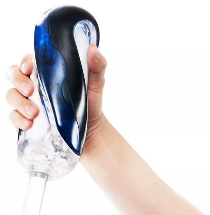 TENGA Flip 360 Midnight Purple intymus prietaisas su spiraline sistema, 20,3 cm
