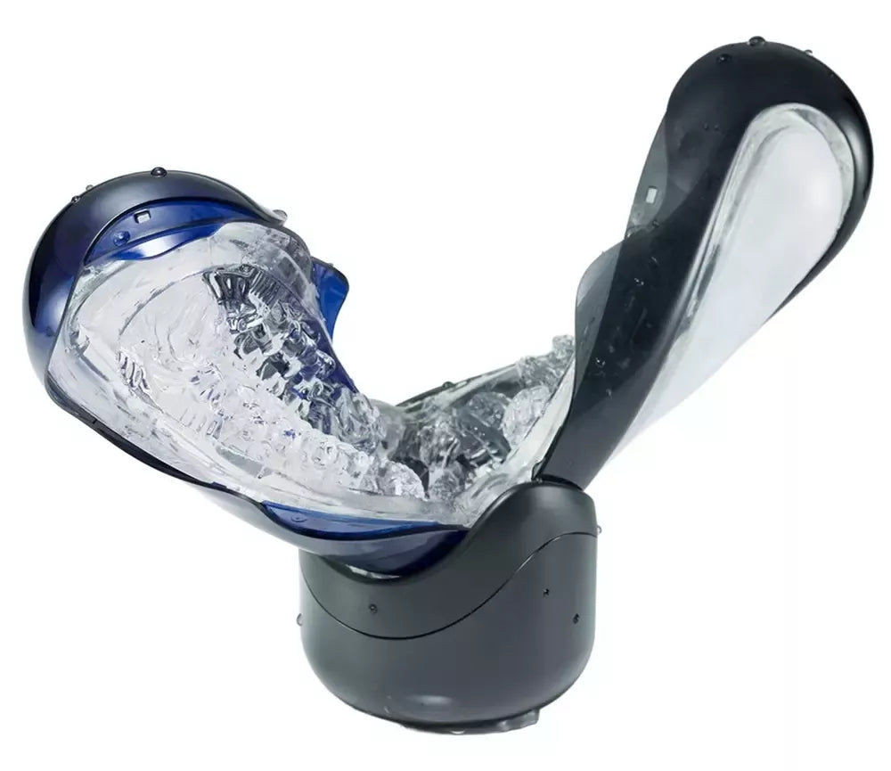 TENGA Flip 360 Midnight Purple intymus prietaisas su spiraline sistema, 20,3 cm